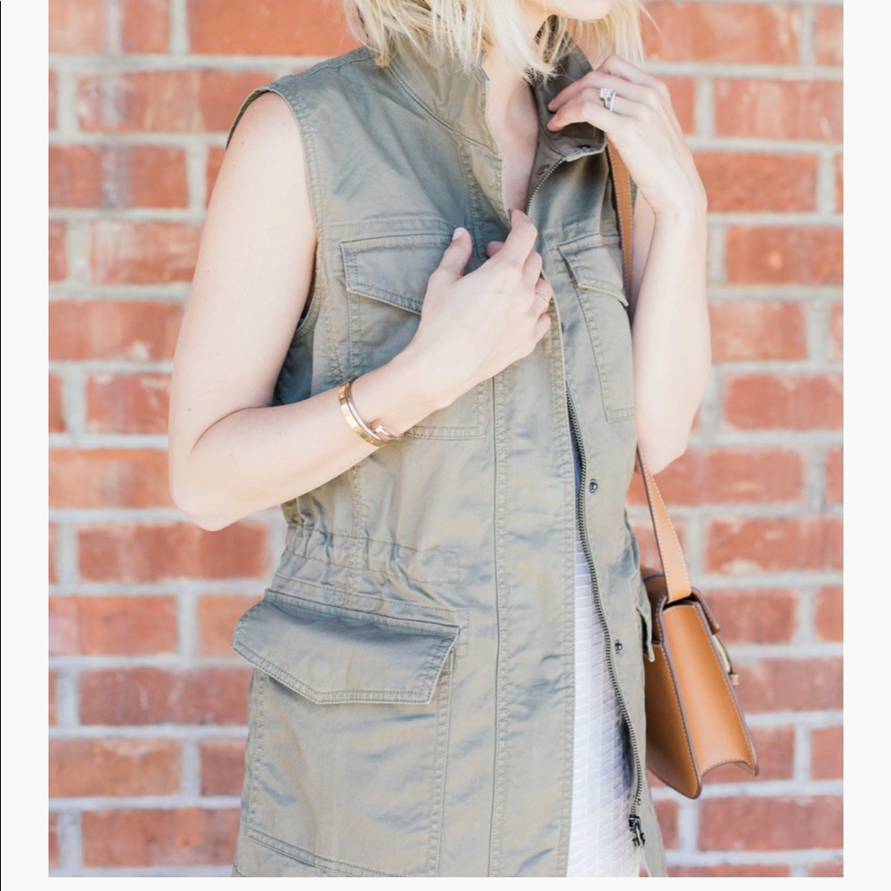 BNWT Banana Republic twill military vest - Picture 8 of 8